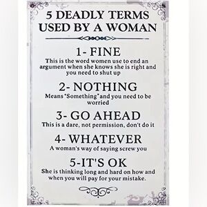 New Metal Sign (8x12”)